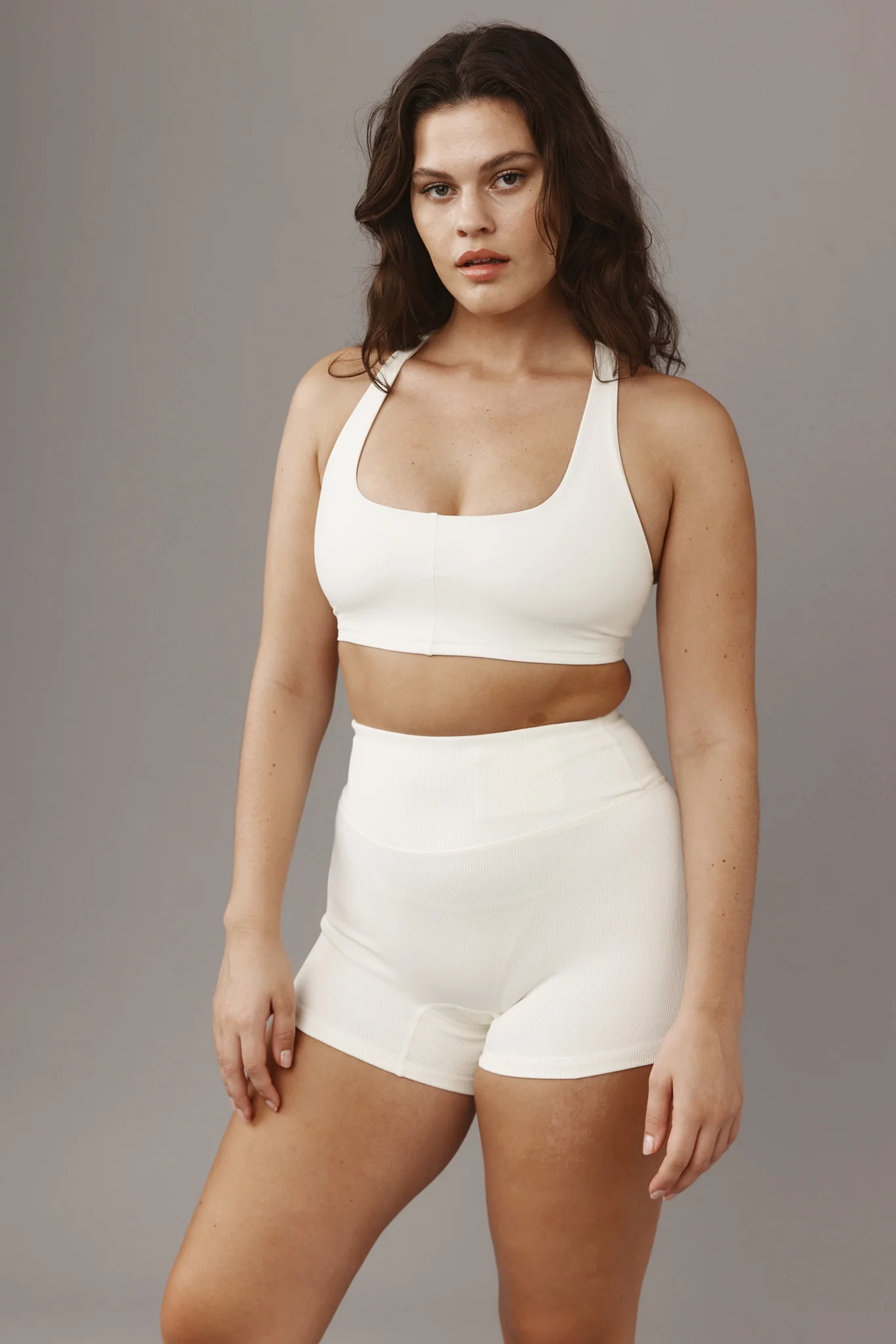 Elysian Short 4.5" - Ivory Lightweight Rib - Image 13