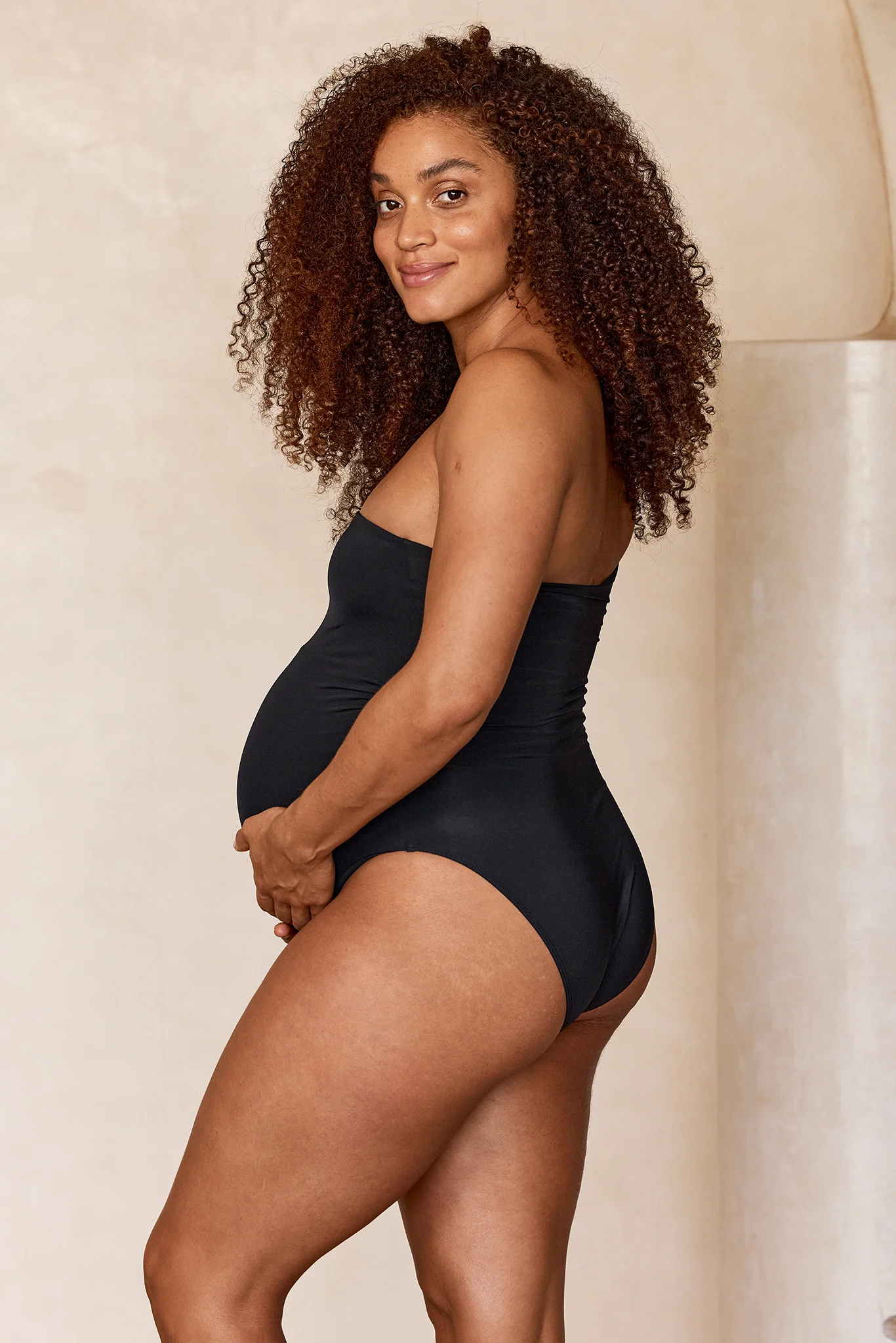 Maternity Sicily One Piece - Black - Image 3