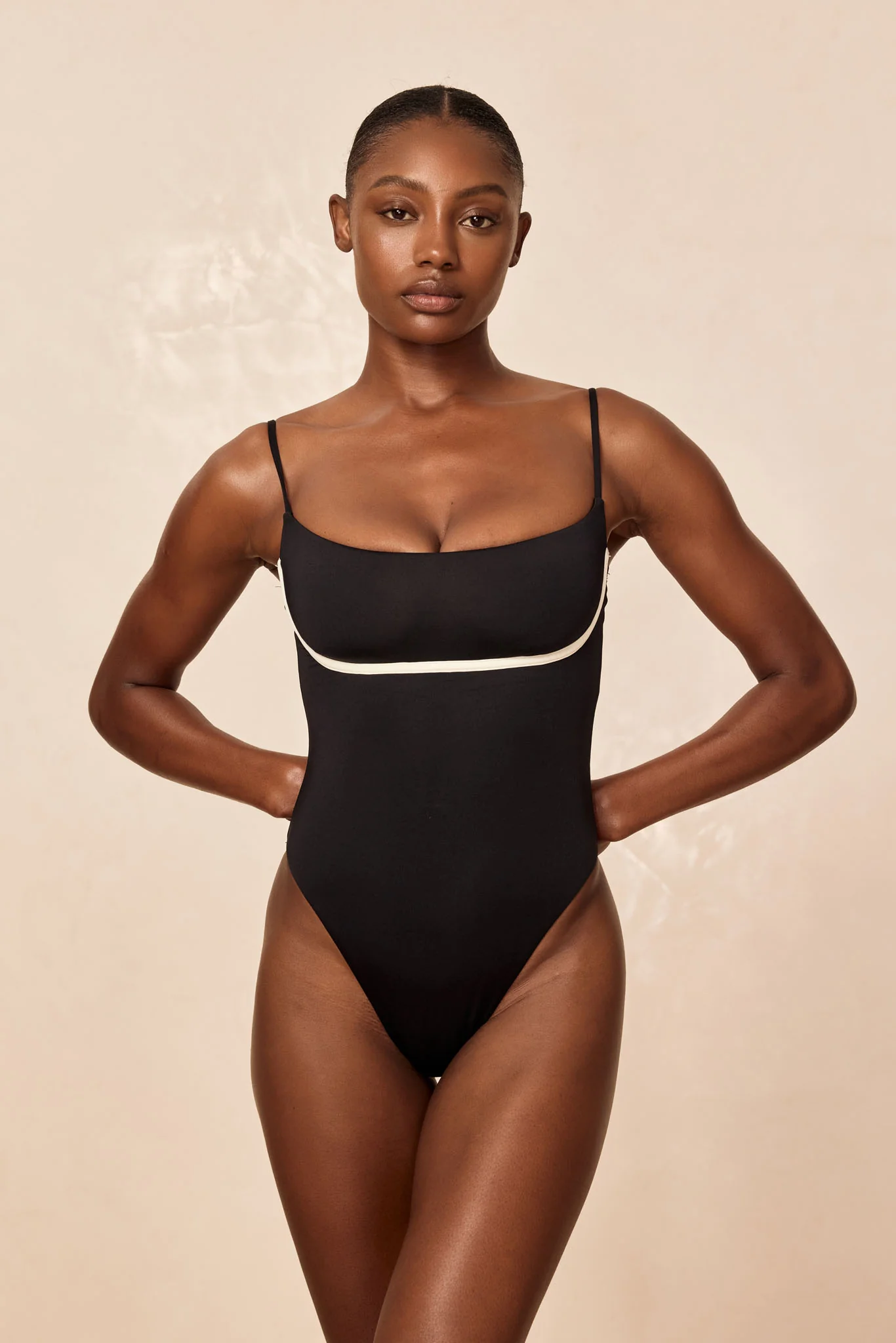 Sausalito One Piece - Black/Ivory - Image 4